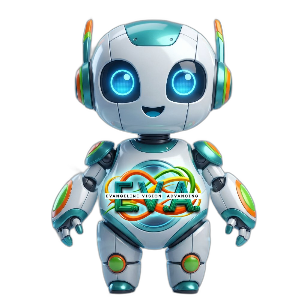 EVA robot mascot