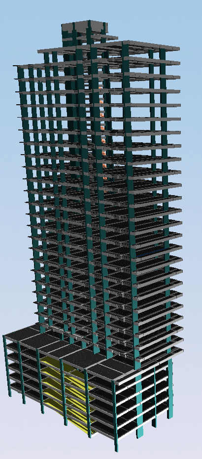 Modelo estrutural 3D