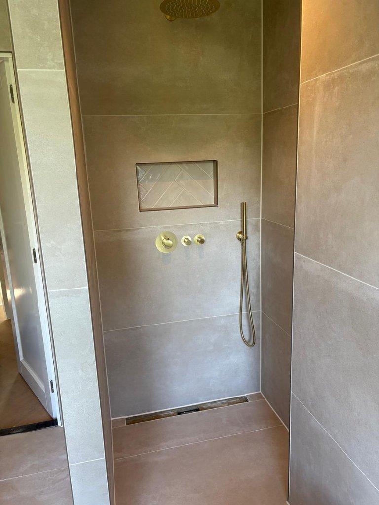Badkamer met nis
