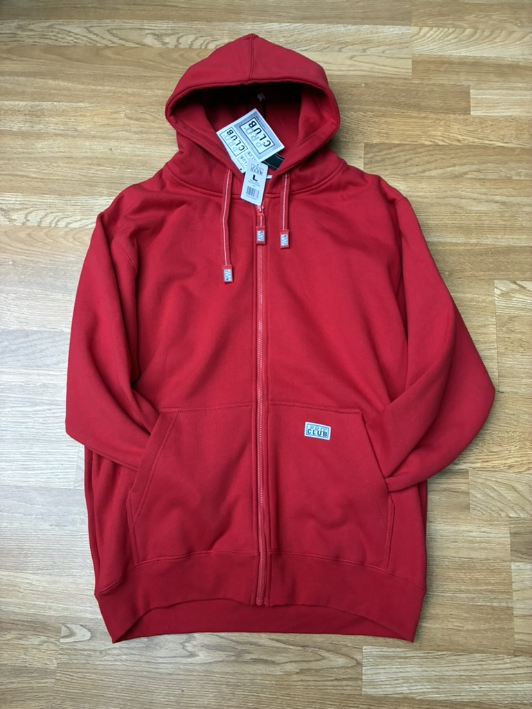 Pro Club Zip Up Hoodie Red
