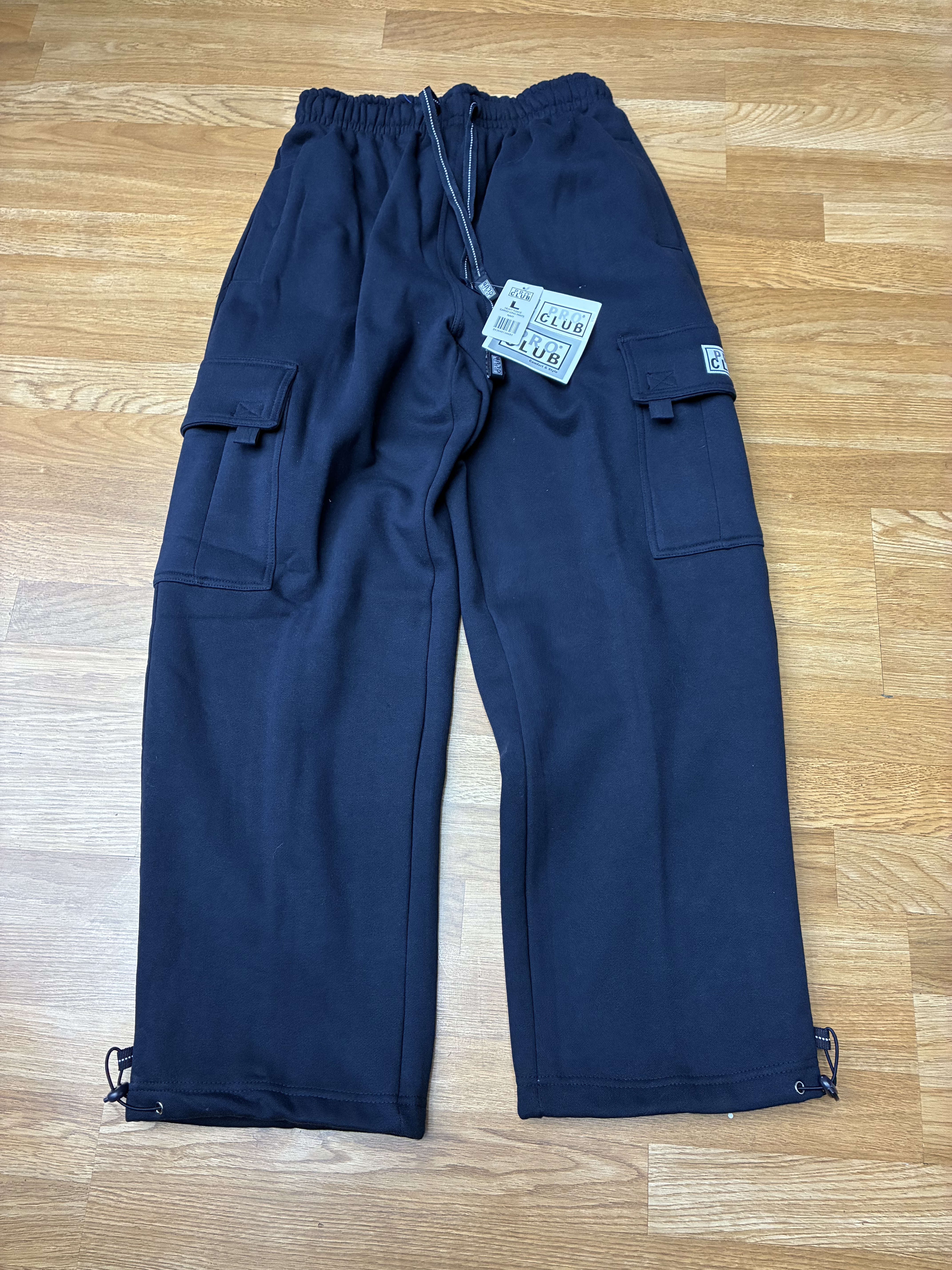 Pro Club Cargo Sweatpants Navy Blue