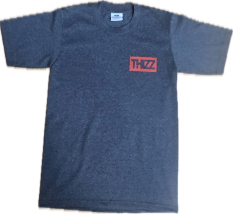 Thizz Charcoal Box Logo Tee