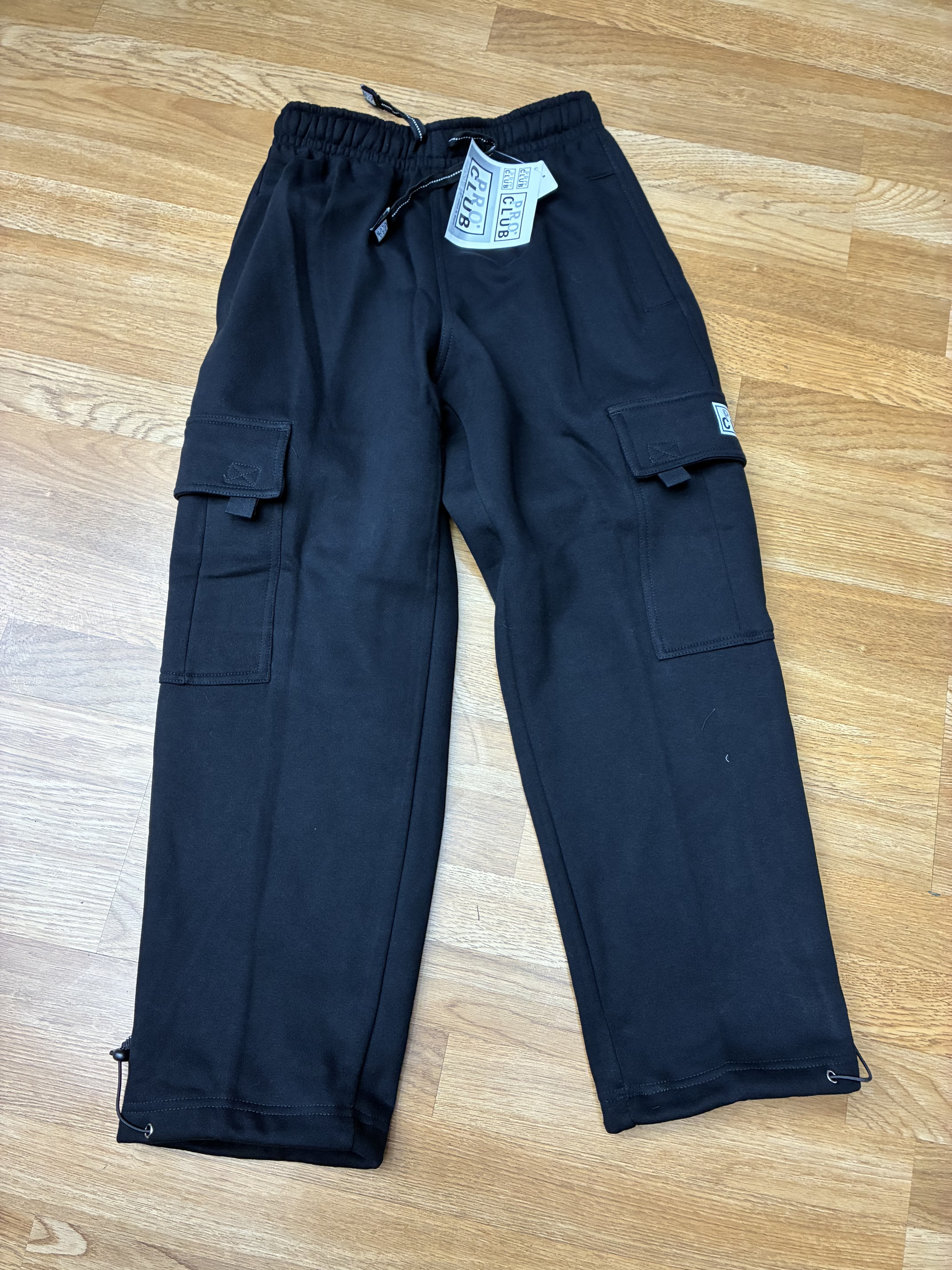Pro Club Cargo Sweatpants Black
