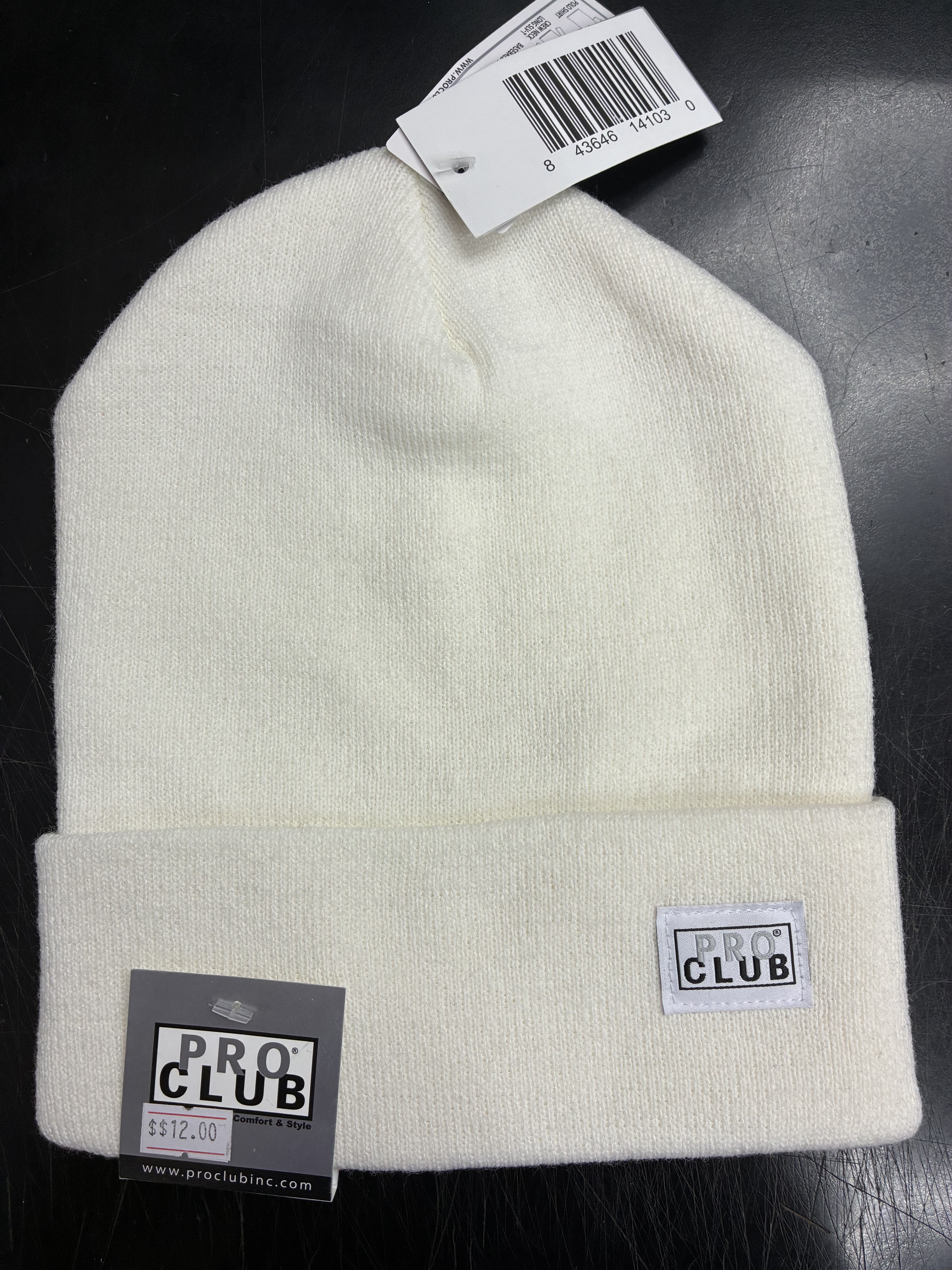 Pro Club Beanie White