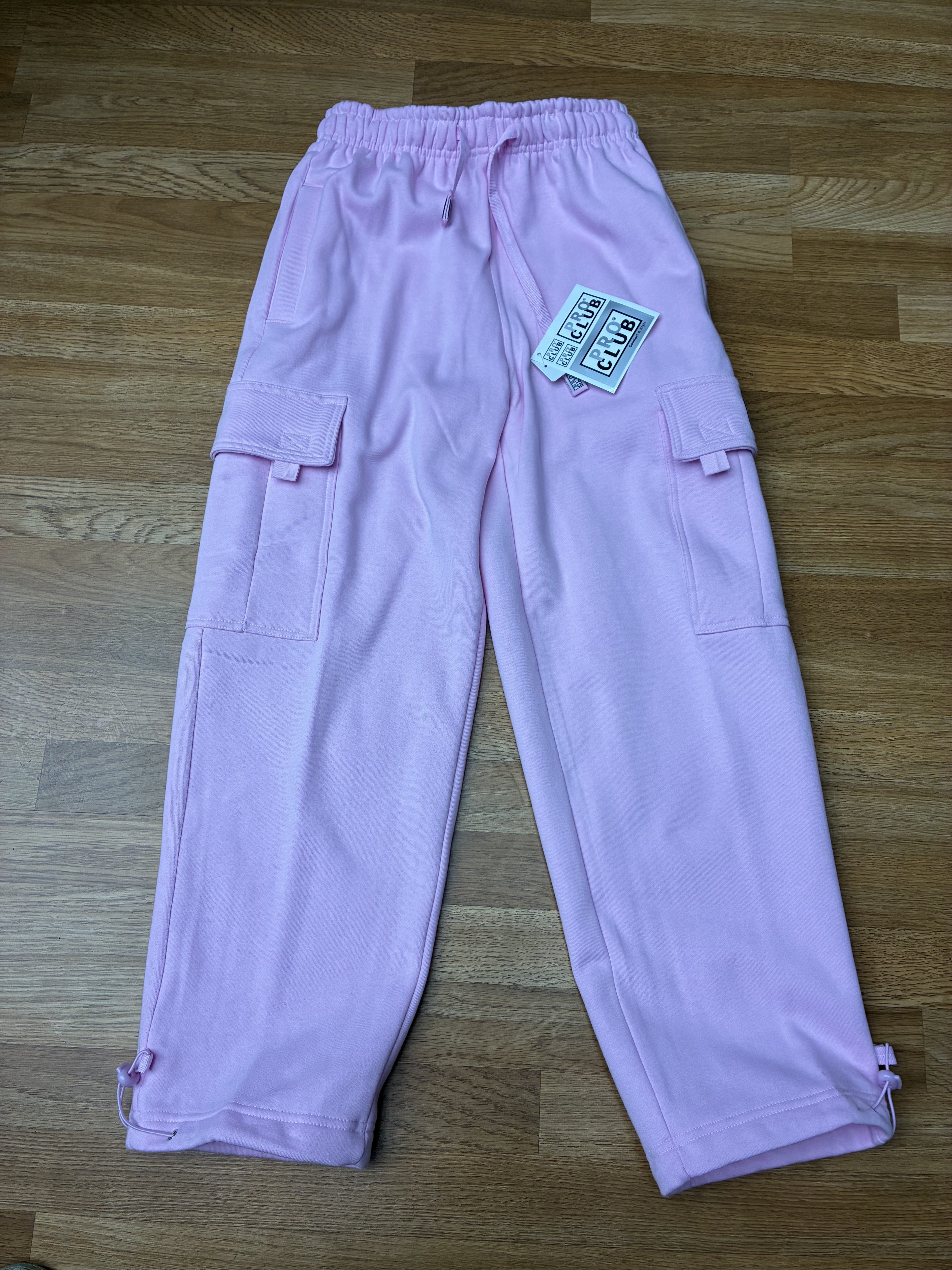 Pro Club Cargo Sweatpants Light Pink
