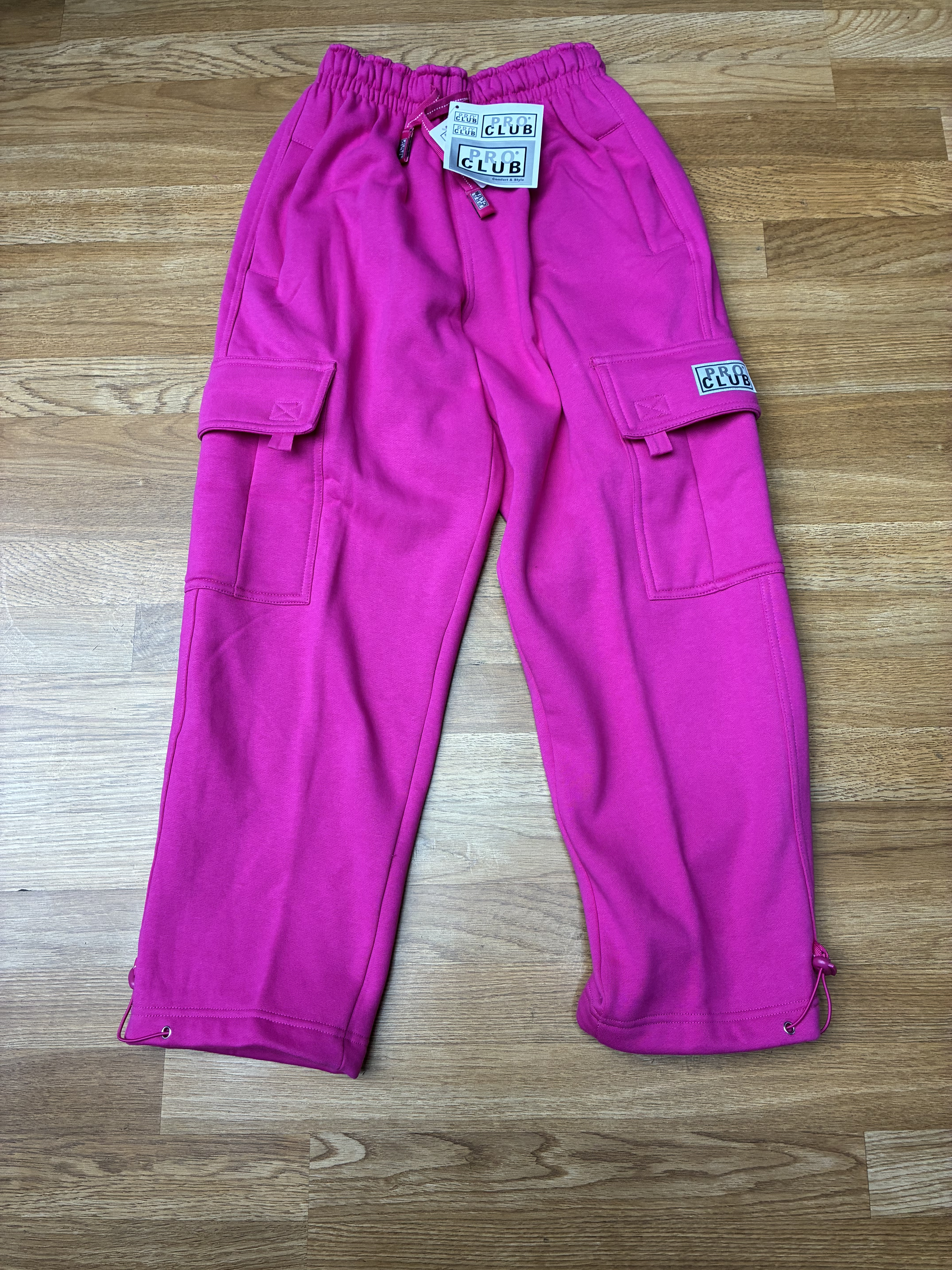 Pro Club Cargo Sweatpants Hot Pink