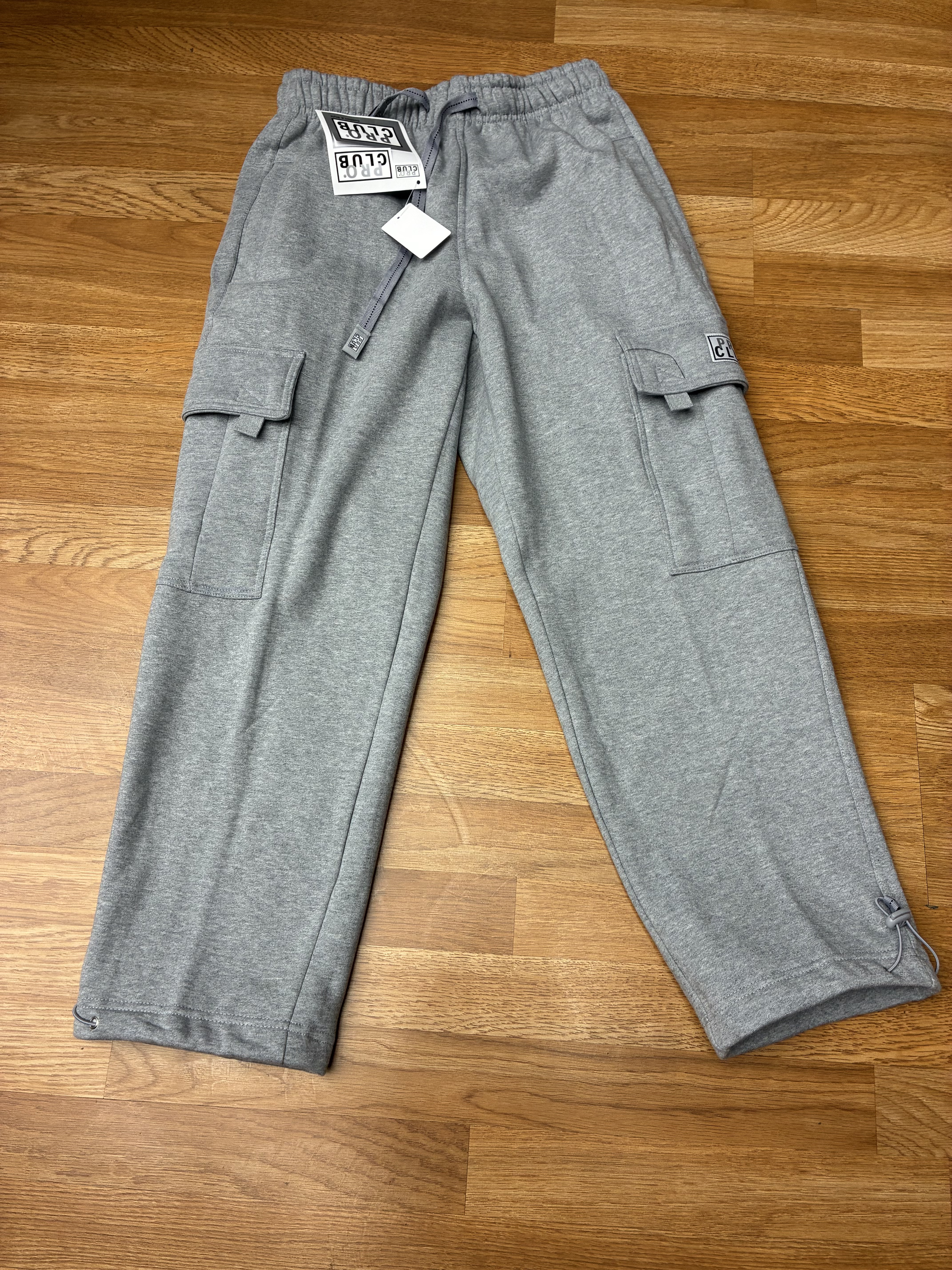 Pro Club Cargo Sweatpants Heather Grey