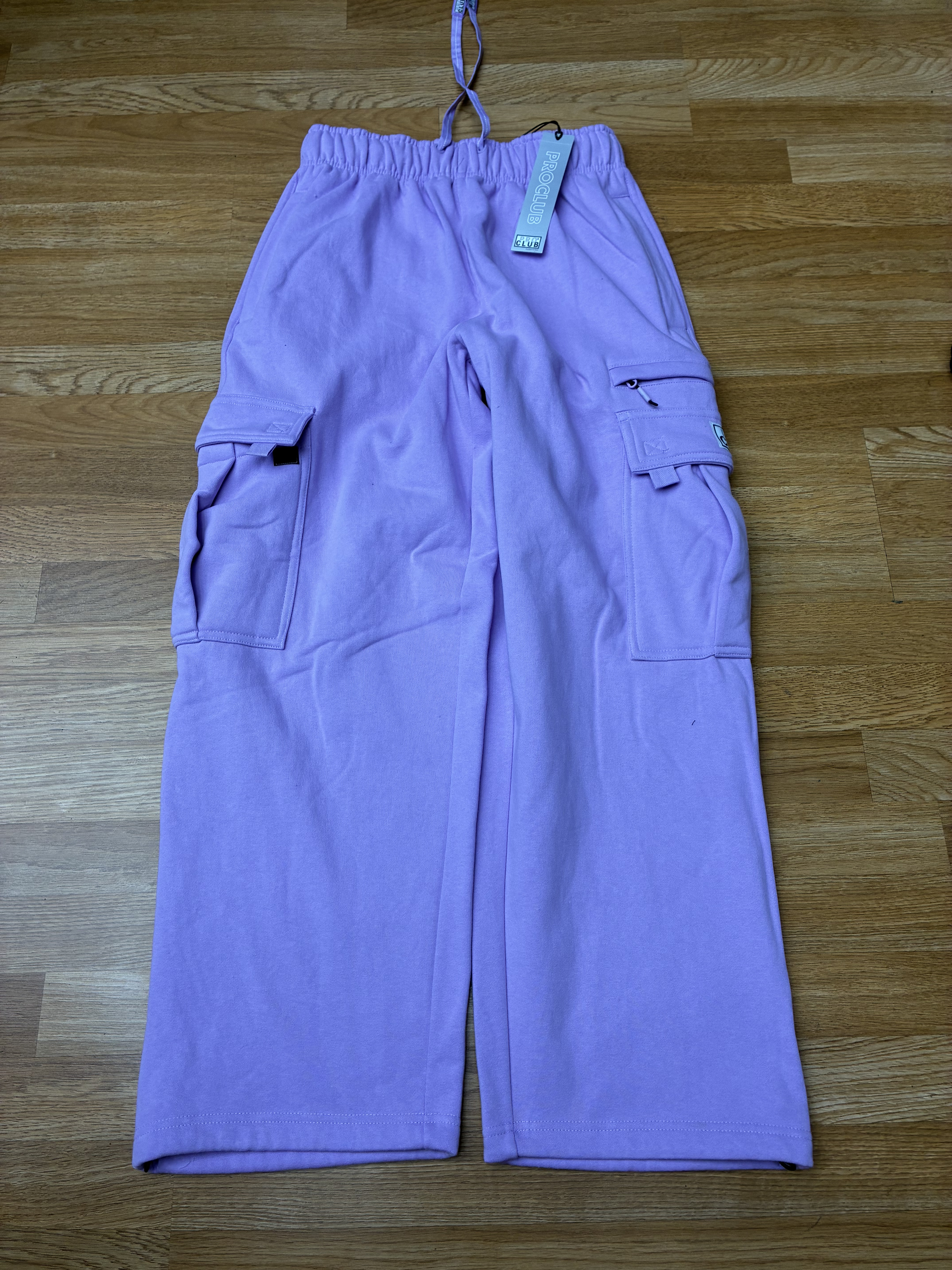 Pro Club Cargo Sweatpants Lavender