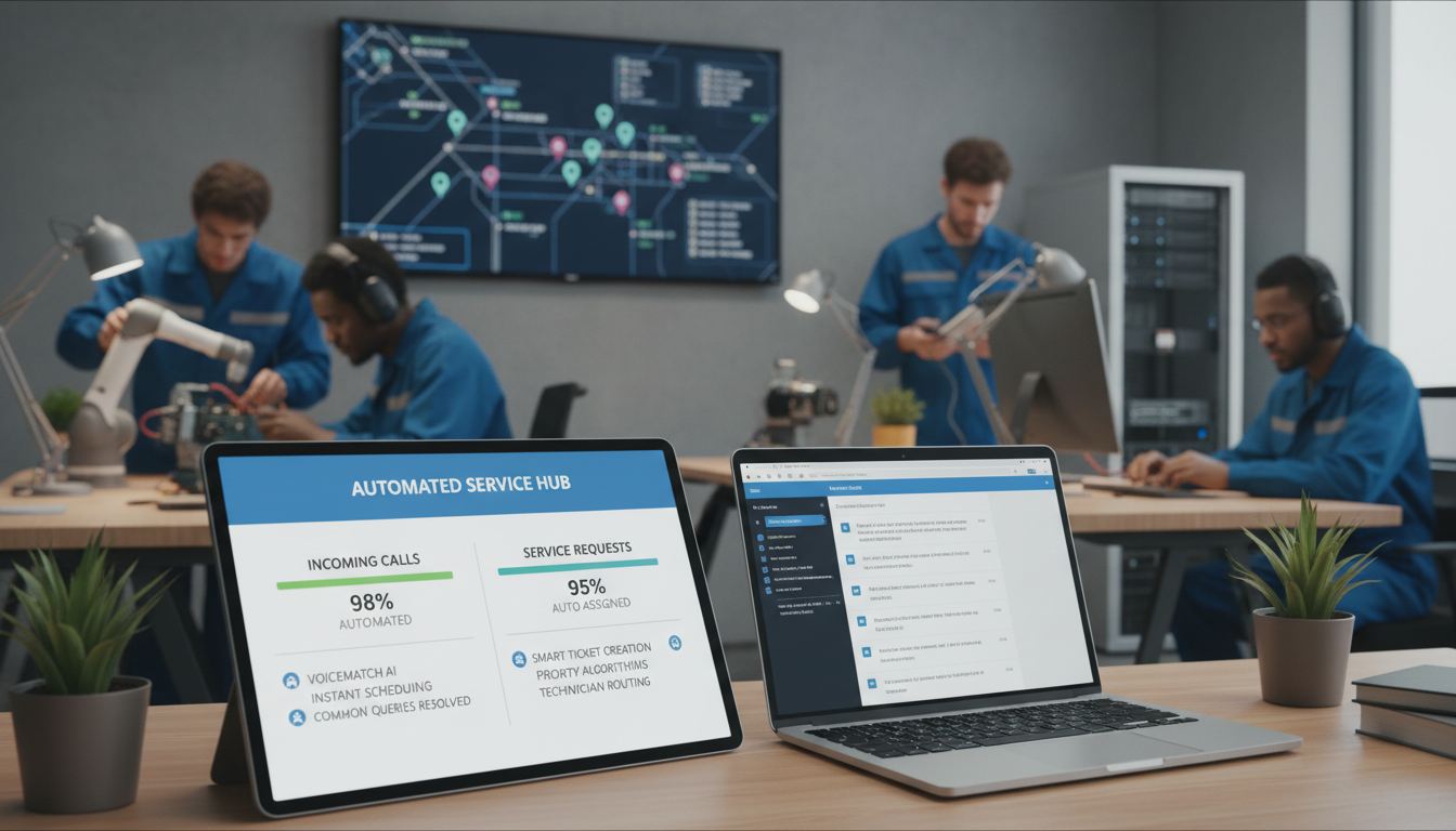 Service automation communication