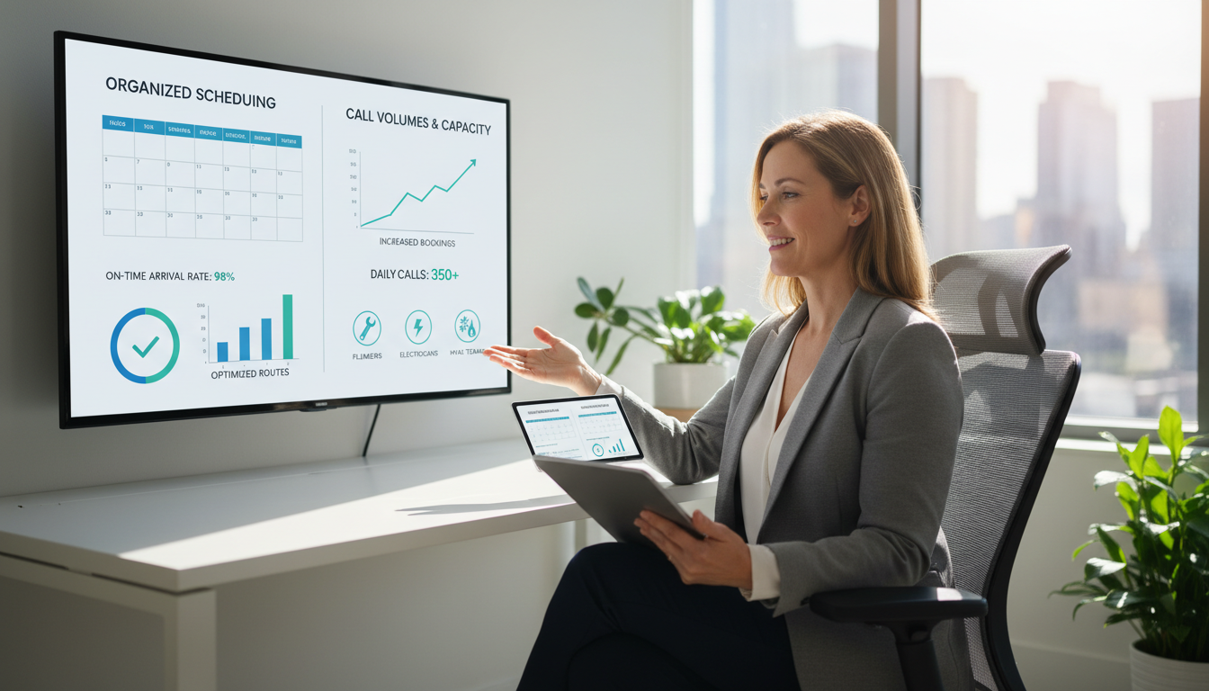 Service business dashboard