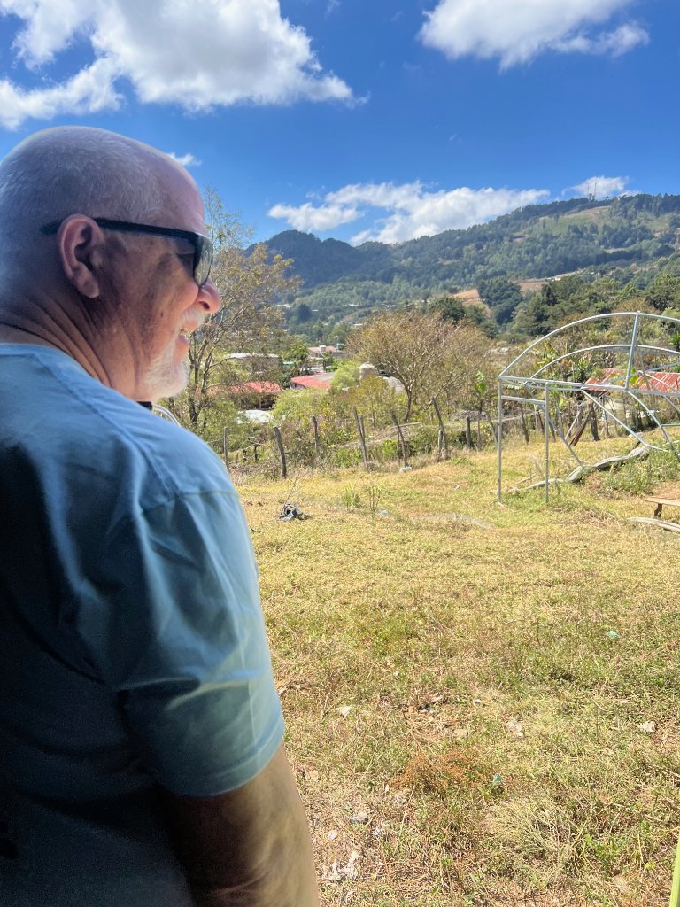 Overlooking El Salvador landscape