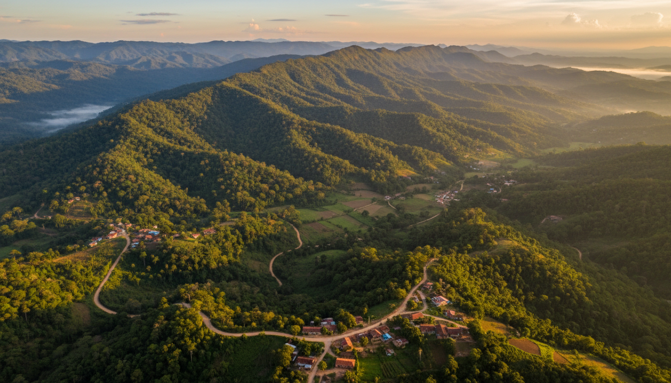 Landscape of rural El Salvador