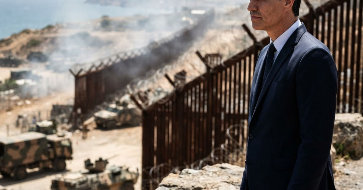 Sánchez regresa de vacaciones con Ceuta desbordada y militares heridos por su negligencia