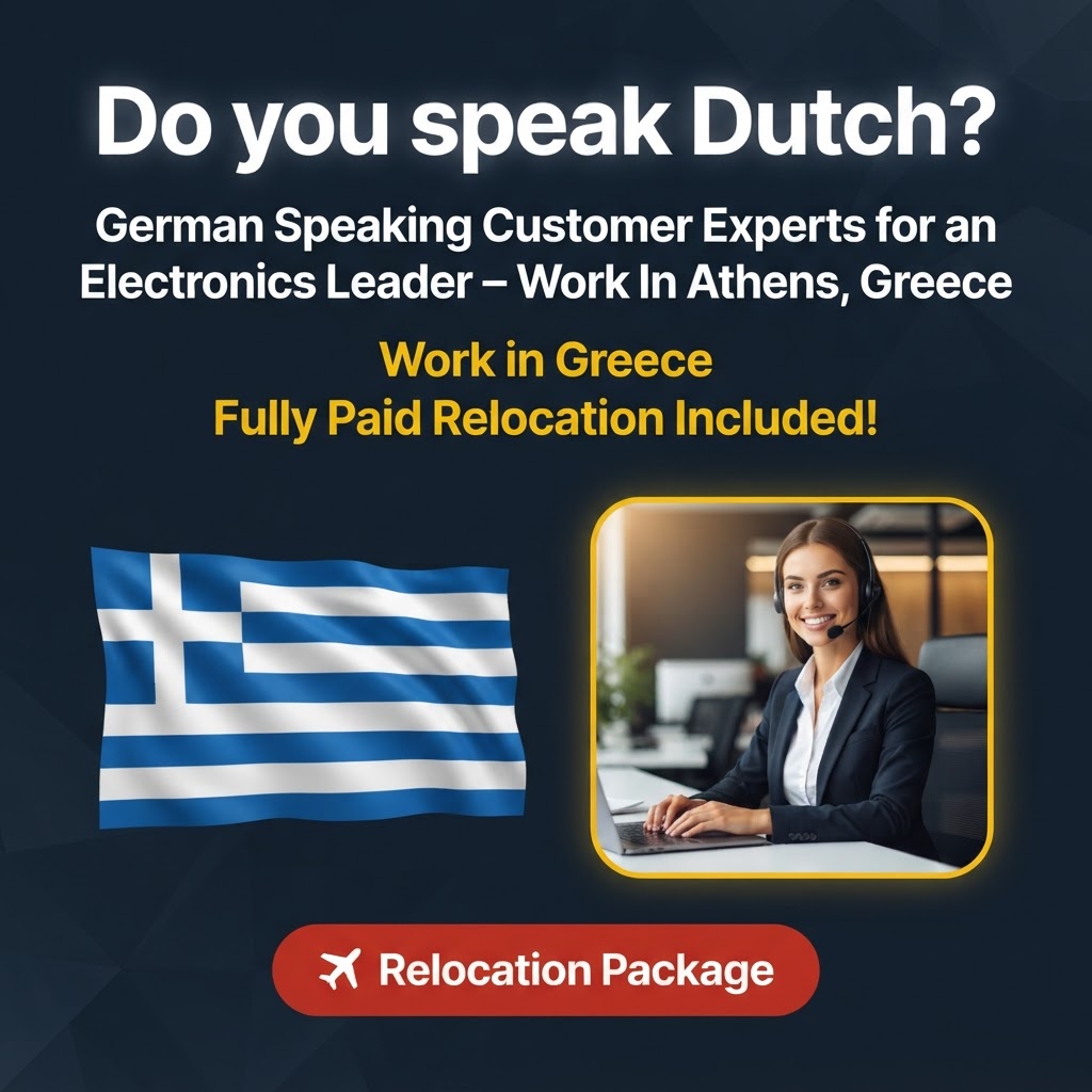German Speaking Customer Experts for an Electronics Leader – Work In Athens, Greece job in Greece - Mercier Consultancy