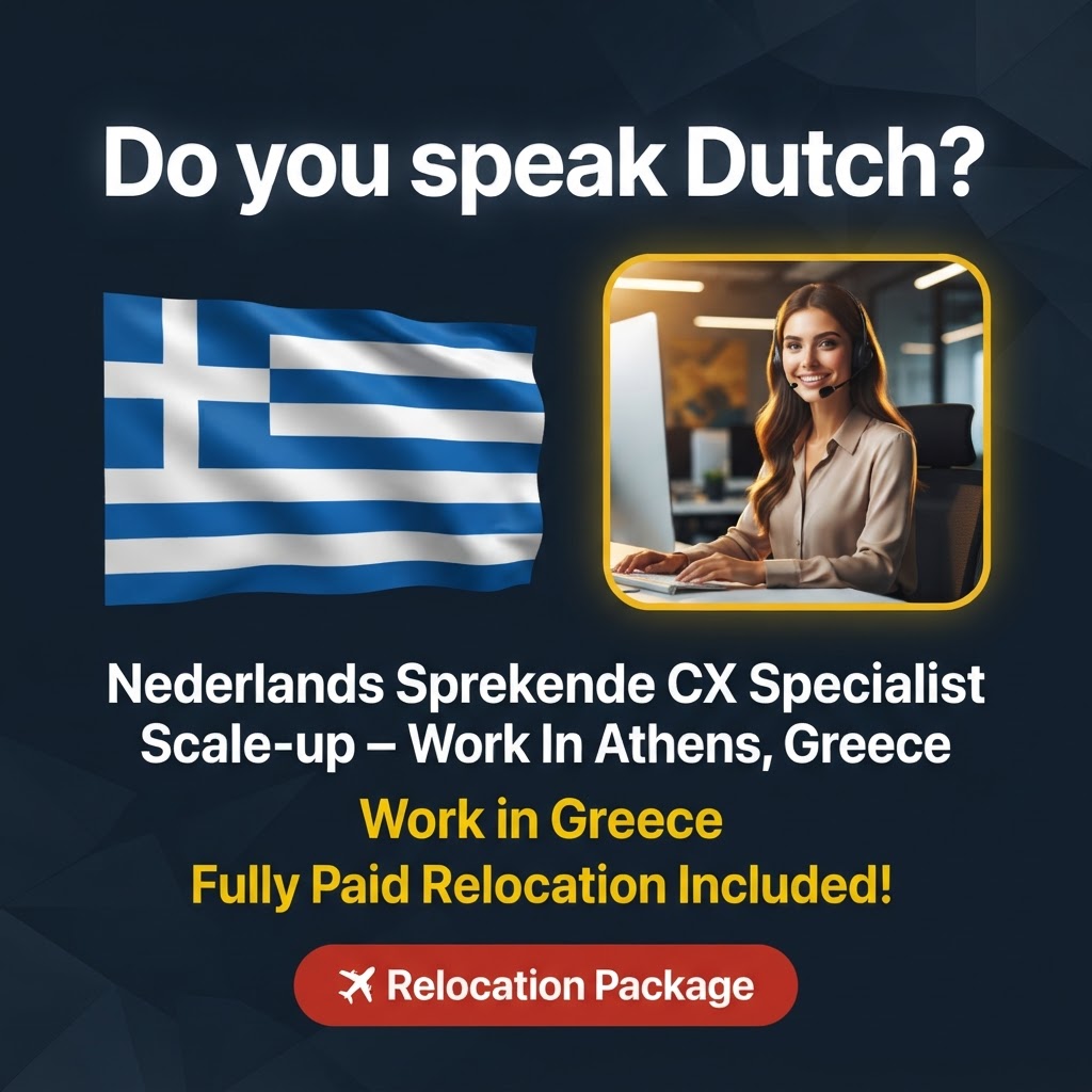 Nederlands Sprekende CX Specialist Scale-up – Work In Athens, Greece job in Greece - Mercier Consultancy