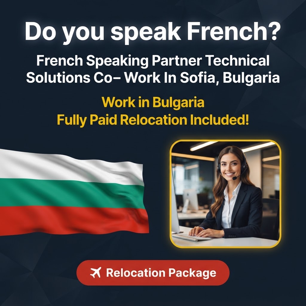 French Speaking Partner Technical Solutions Consultant – Work In Sofia, Bulgaria job in Bulgaria - Mercier Consultancy