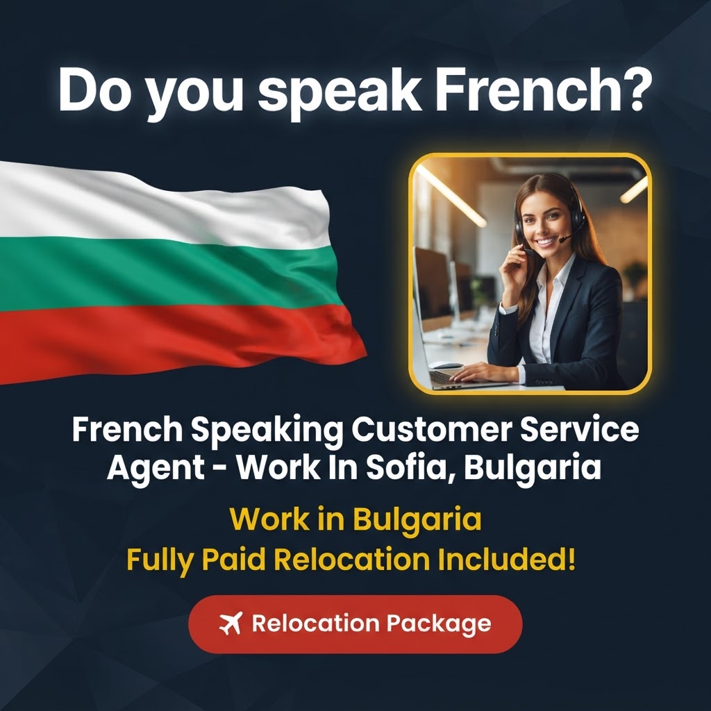 French Speaking Customer Service Agent – Work In Sofia, Bulgaria job in Bulgaria - Mercier Consultancy