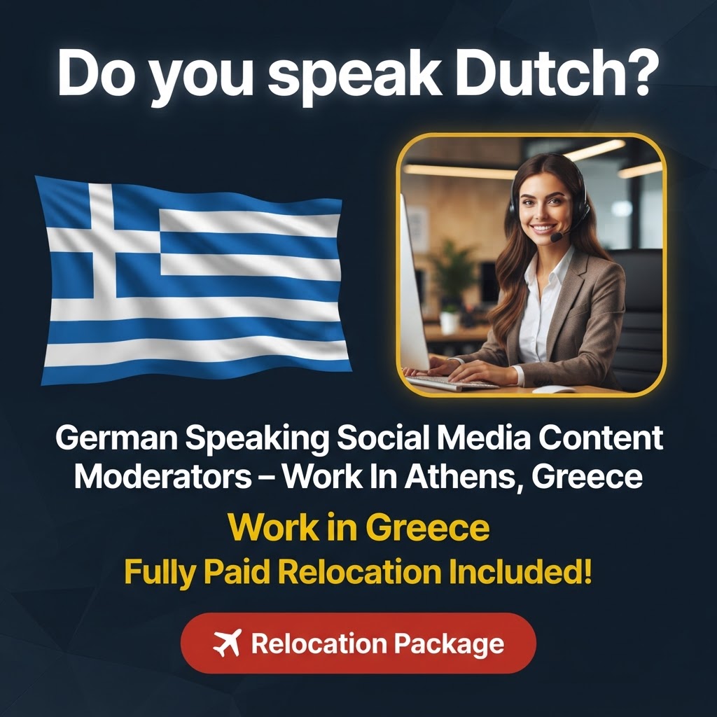 German Speaking Social Media Content Moderators – Work In Athens, Greece job in Greece - Mercier Consultancy