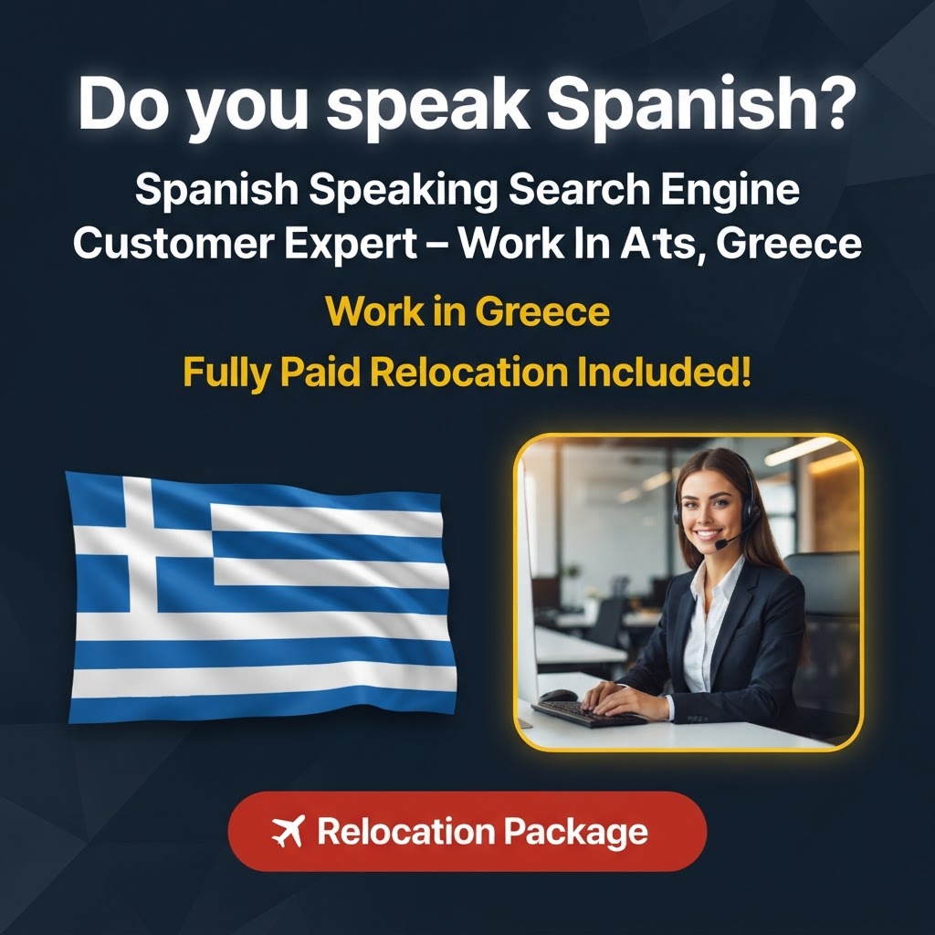 Spanish Speaking Search Engine Customer Expert – Work In Athens, Greece job in Greece - Mercier Consultancy