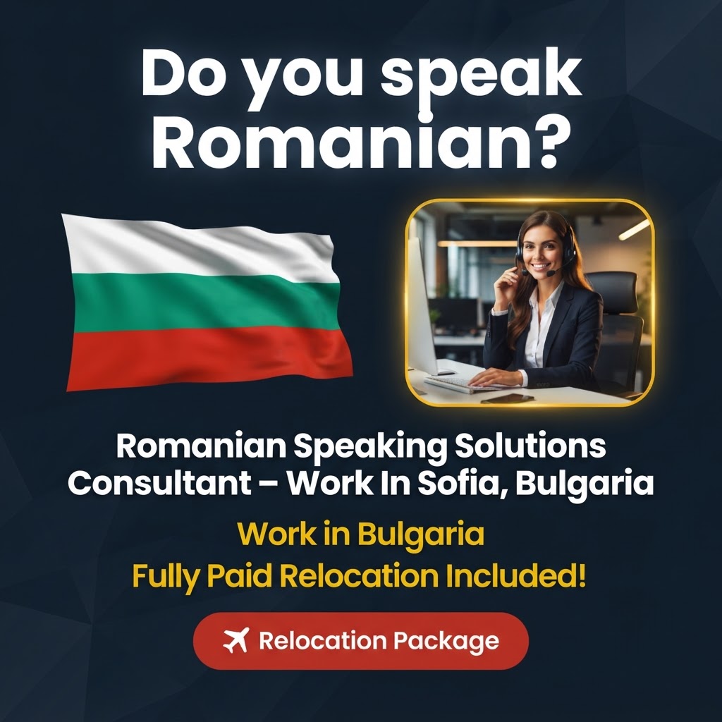 Romanian Speaking Solutions Consultant – Work In Sofia, Bulgaria job in Bulgaria - Mercier Consultancy