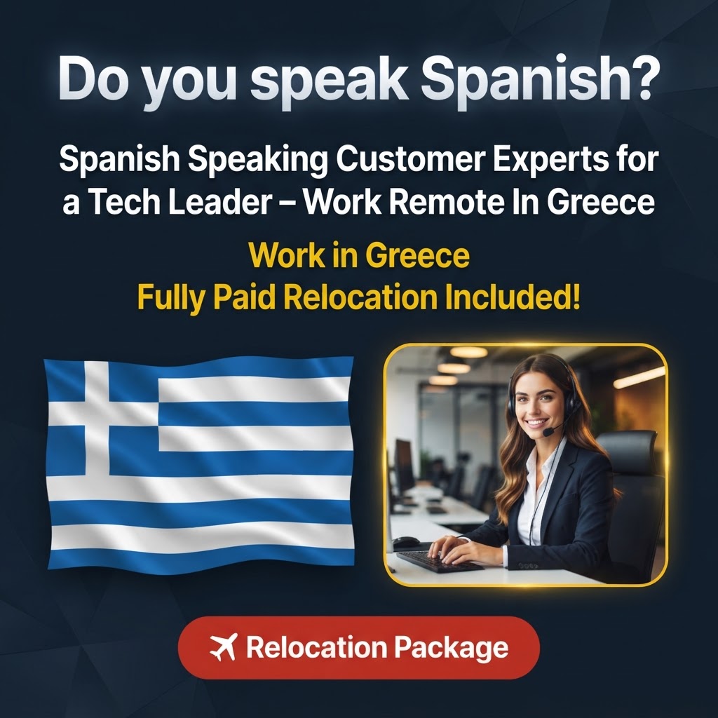 Spanish Speaking Customer Experts for a Tech Leader – Work Remote In Greece job in Greece - Mercier Consultancy