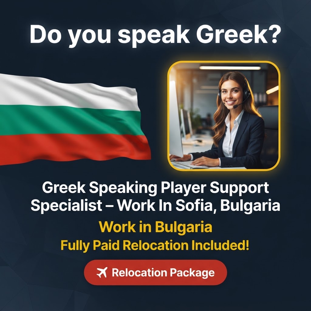 Greek Speaking Player Support Specialist – Work In Sofia, Bulgaria job in Bulgaria - Mercier Consultancy