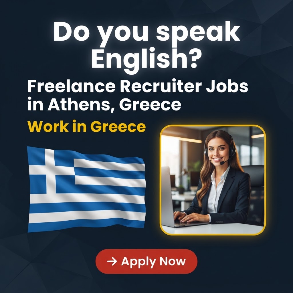 Freelance Recruiter Jobs in Athens, Greece job in Greece - Mercier Consultancy