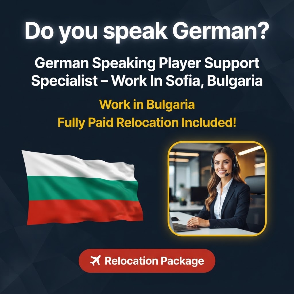 German Speaking Player Support Specialist – Work In Sofia, Bulgaria job in Bulgaria - Mercier Consultancy