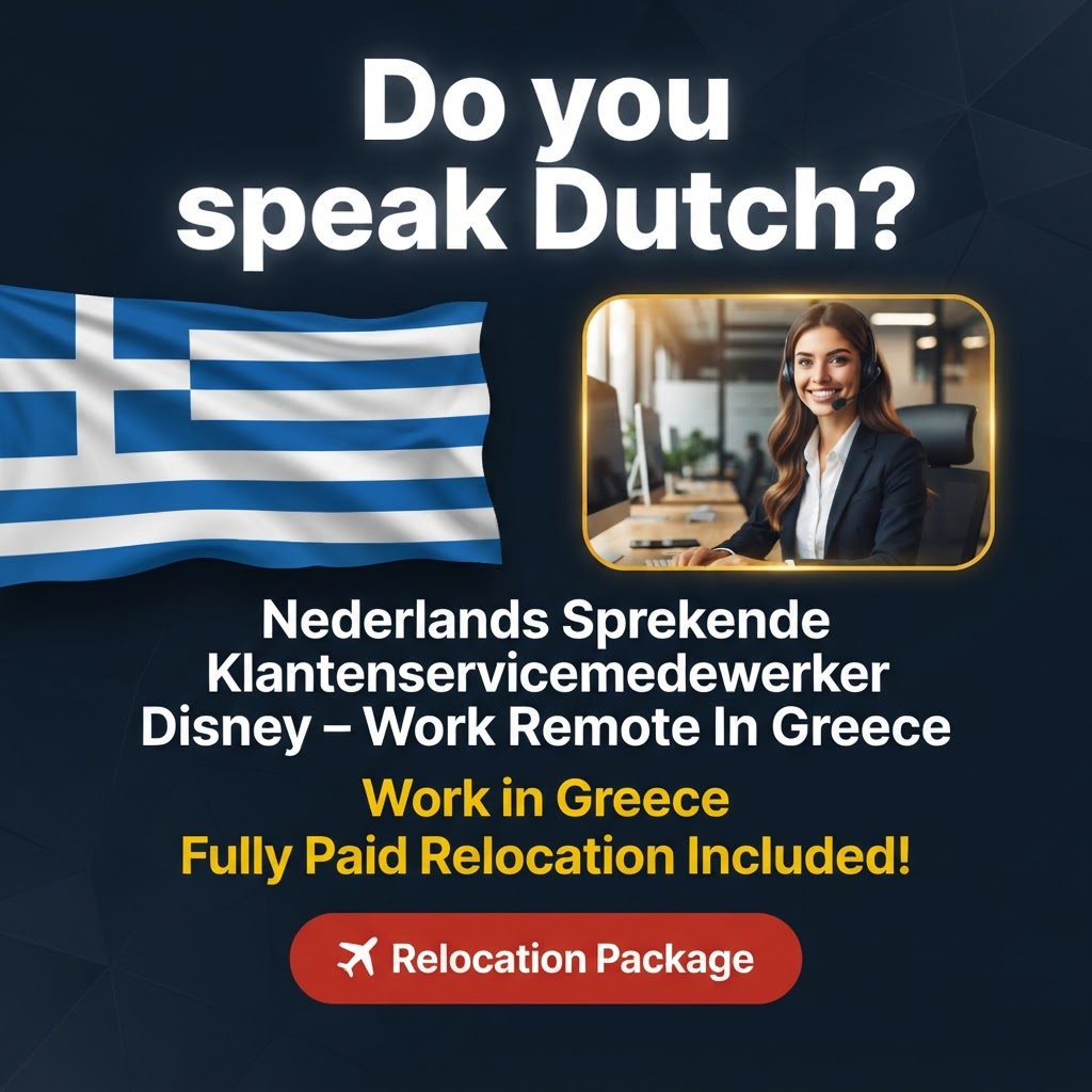Nederlands Sprekende Klantenservicemedewerker Disney – Work Remote In Greece job in Greece - Mercier Consultancy