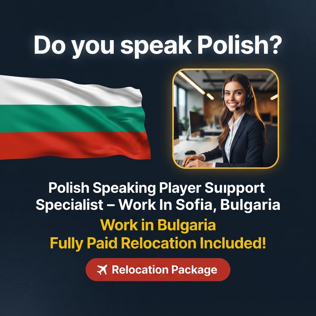 Polish Speaking Player Support Specialist for Gaming Account – Work In Sofia, Bulgaria job in Bulgaria - Mercier Consultancy