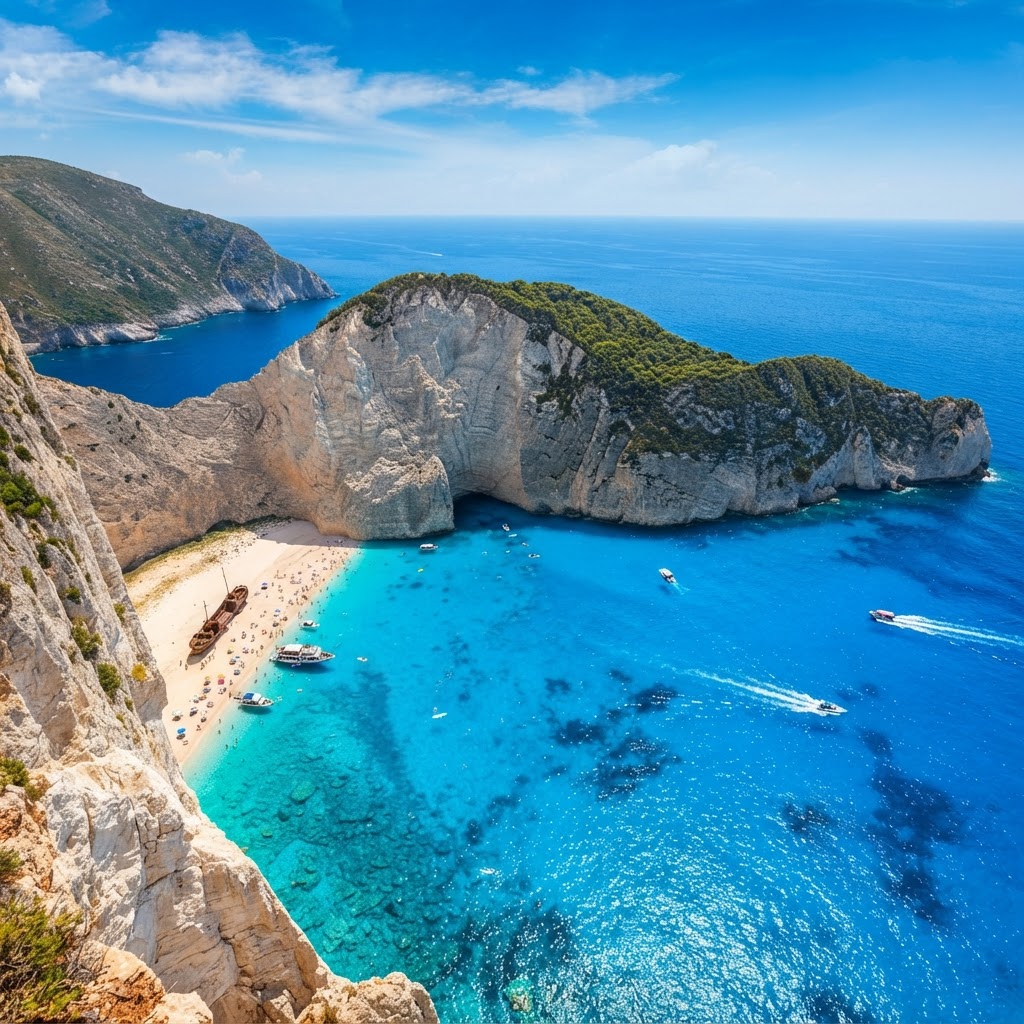 Navagio Beach (Shipwreck Beach), Zakynthos, Greece