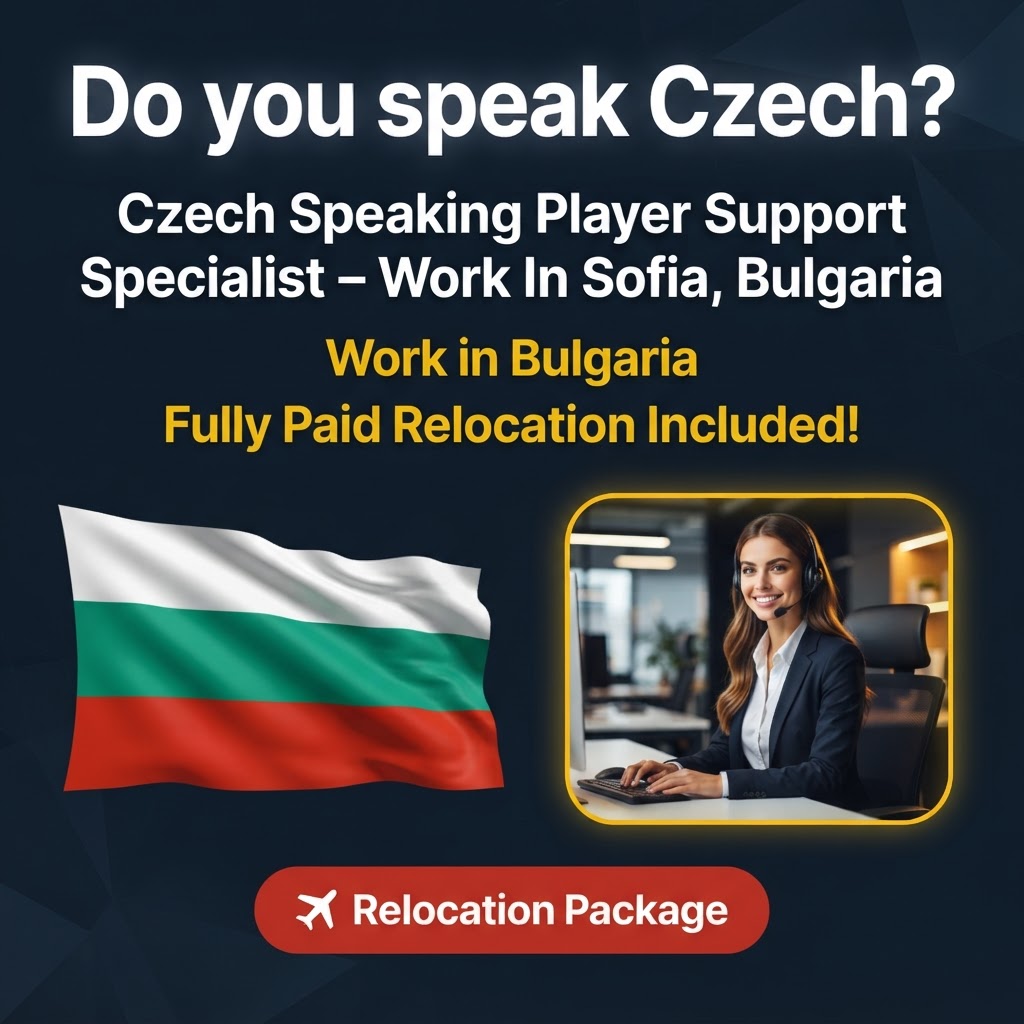 Czech Speaking Player Support Specialist – Work In Sofia, Bulgaria job in Bulgaria - Mercier Consultancy