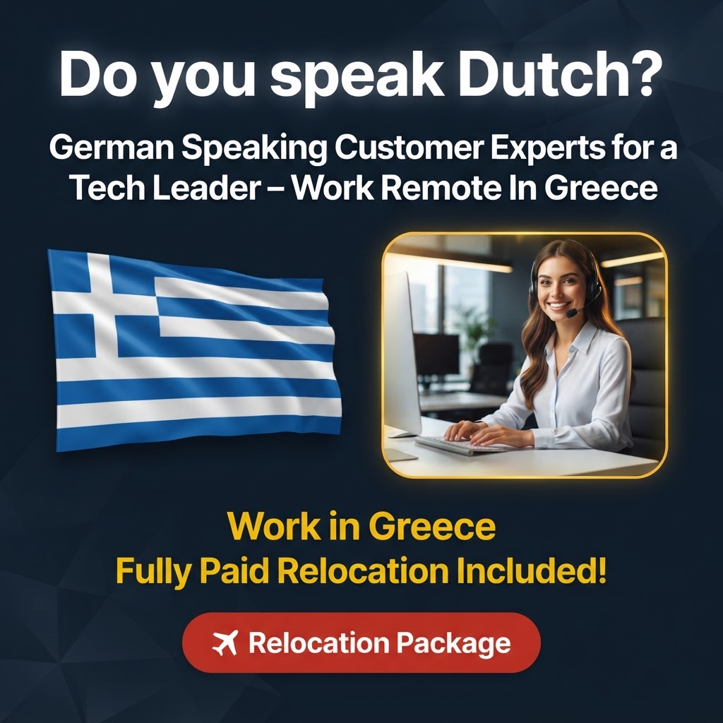 German Speaking Customer Experts for a Tech Leader – Work Remote In Greece job in Greece - Mercier Consultancy