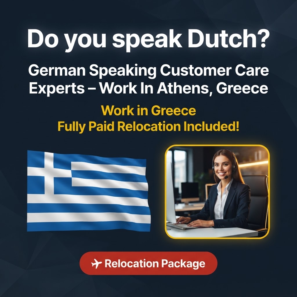 German Speaking Customer Care Experts – Work In Athens, Greece job in Greece - Mercier Consultancy