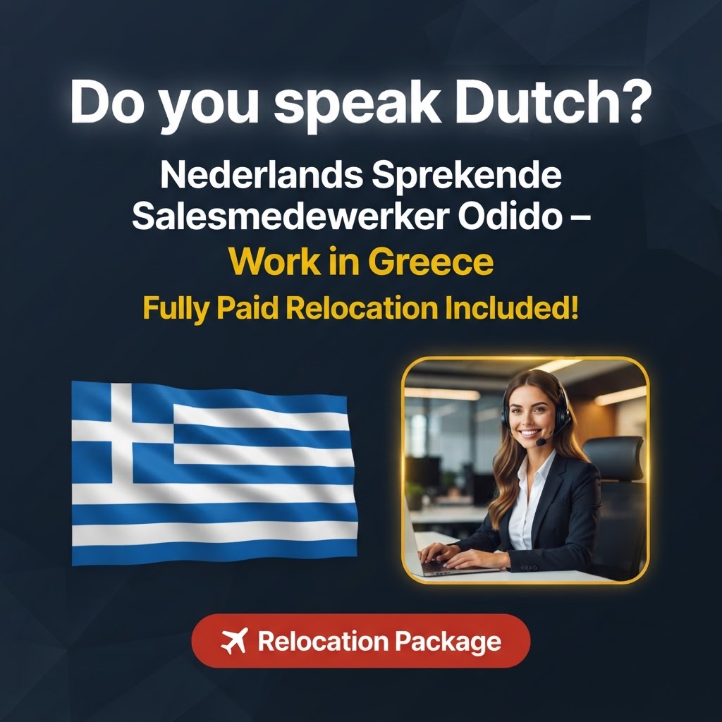 Nederlands Sprekende Salesmedewerker Odido – Work In Greece job in Greece - Mercier Consultancy