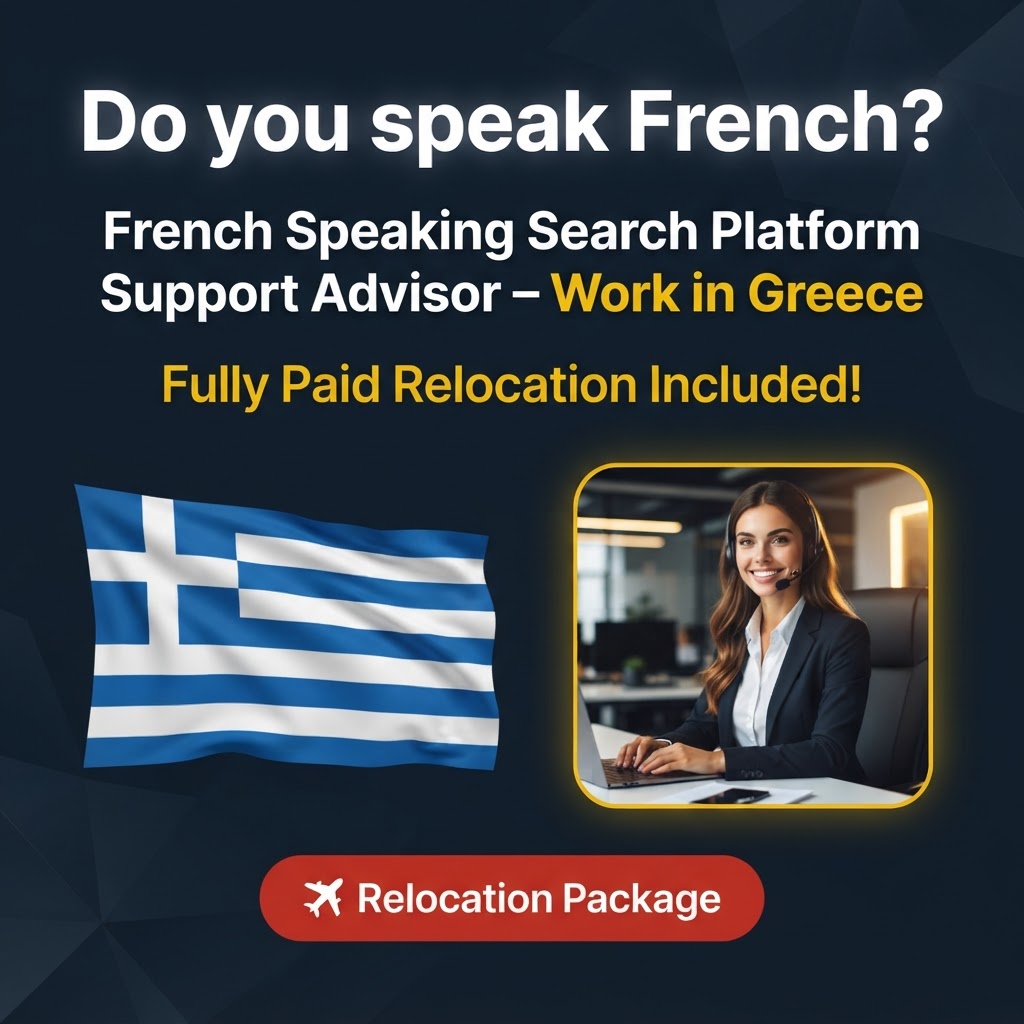 French Speaking Search Platform Support Advisor – Work In Greece