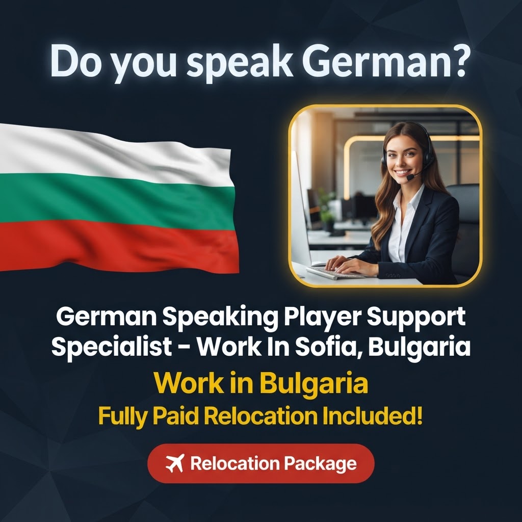 German Speaking Player Support Specialist – Work In Sofia, Bulgaria job in Bulgaria - Mercier Consultancy