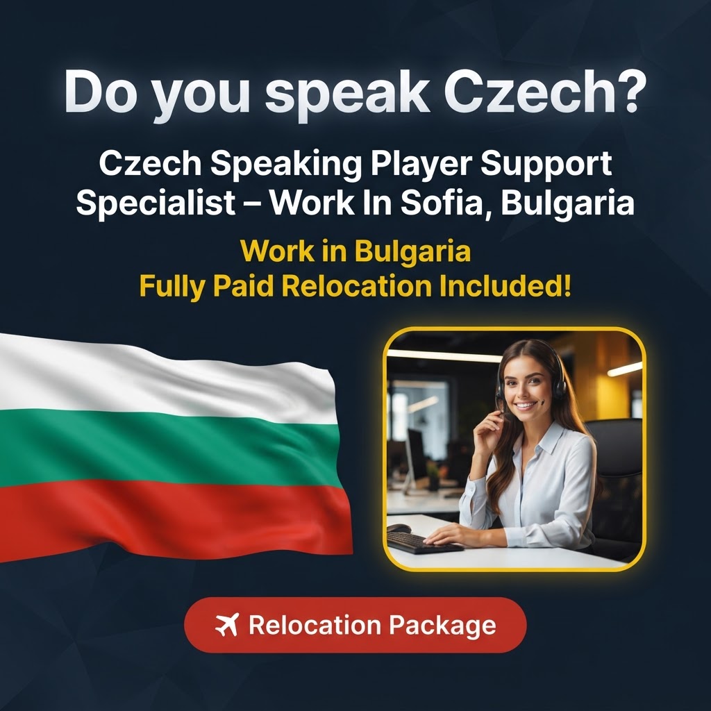 Czech Speaking Player Support Specialist – Work In Sofia, Bulgaria job in Bulgaria - Mercier Consultancy
