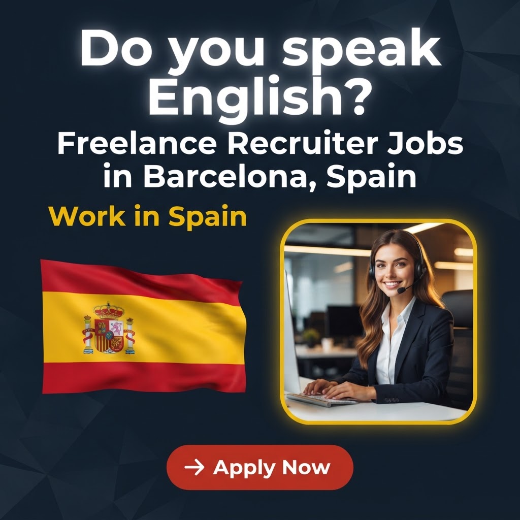 Freelance Recruiter Jobs in Barcelona, Spain job in Spain - Mercier Consultancy