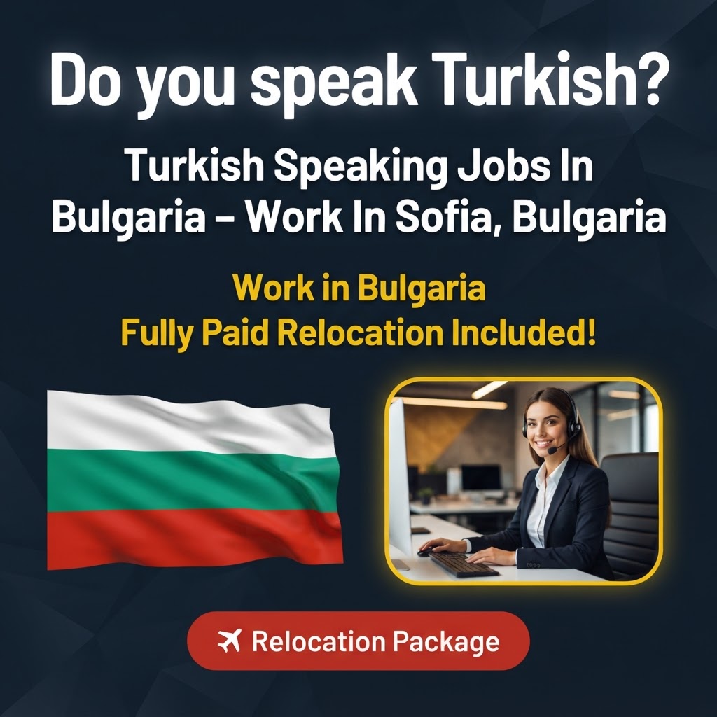 Turkish Speaking Jobs In Bulgaria job in Bulgaria - Mercier Consultancy