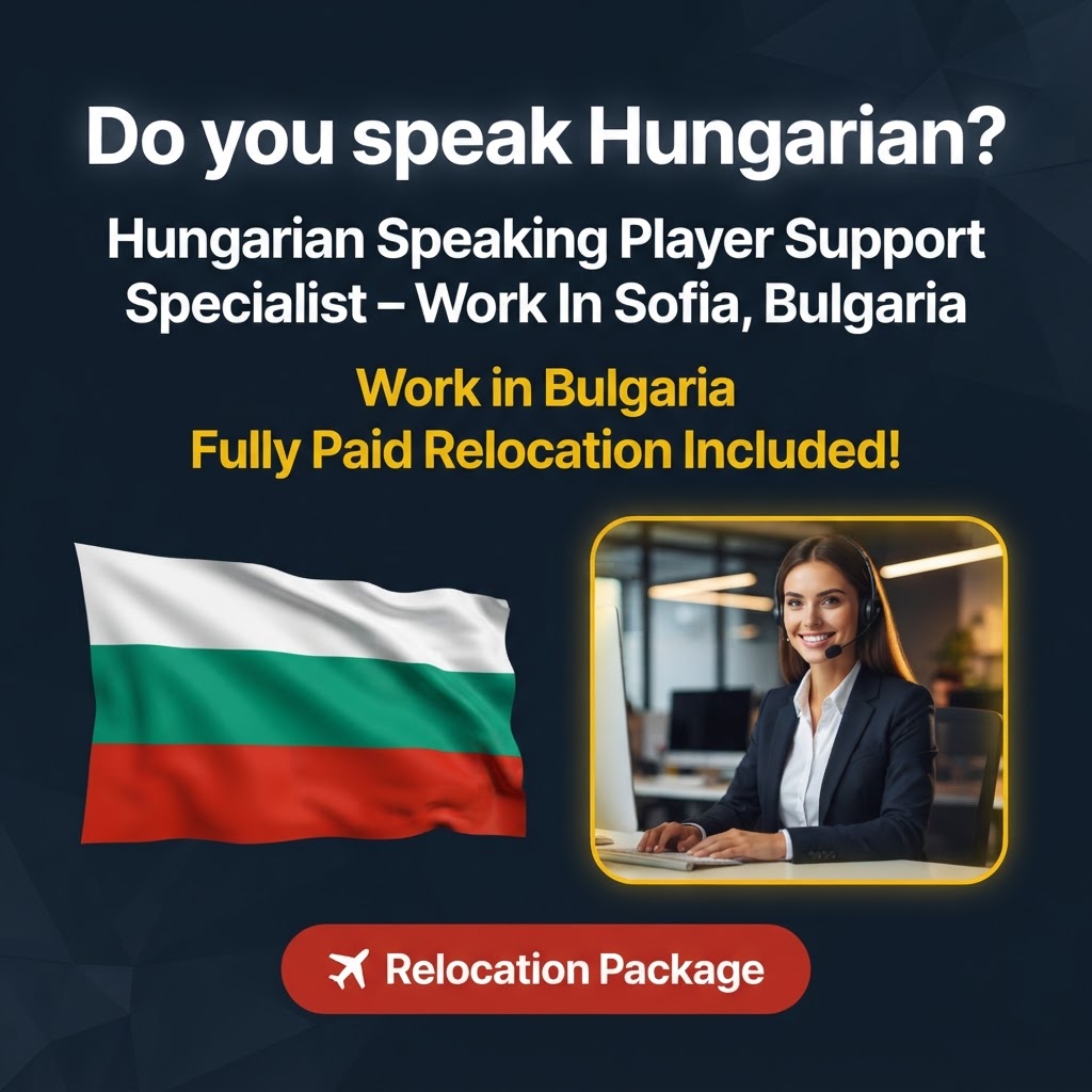 Hungarian Speaking Player Support Specialist – Work In Sofia, Bulgaria job in Bulgaria - Mercier Consultancy