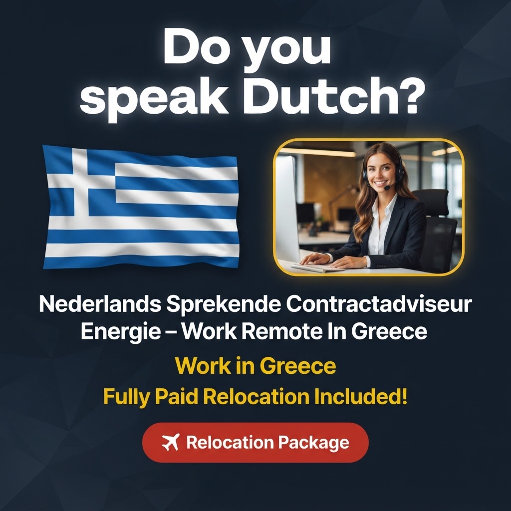 Nederlands Sprekende Contractadviseur Energie – Work Remote In Greece job in Greece - Mercier Consultancy