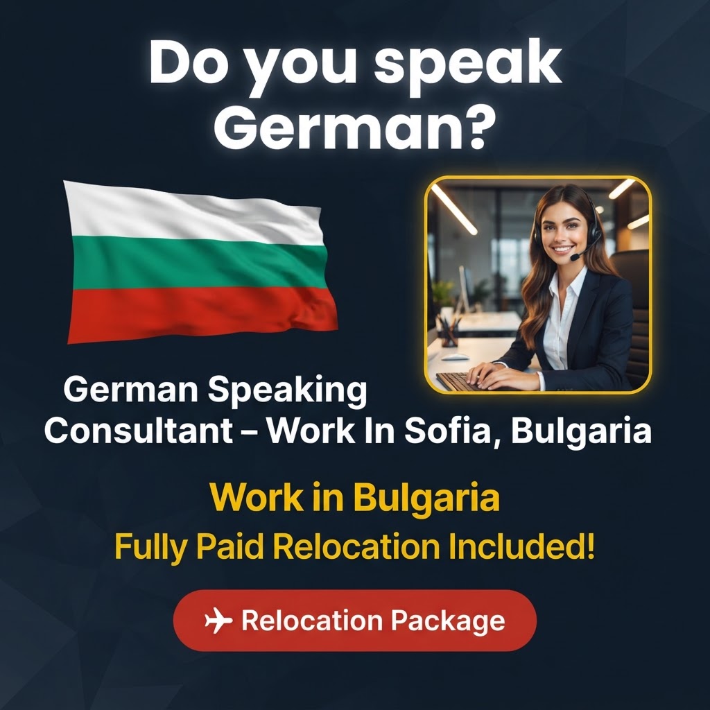 German Speaking Customer Consultant – Work In Sofia, Bulgaria job in Bulgaria - Mercier Consultancy