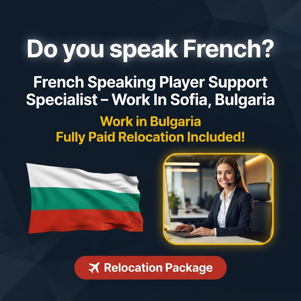 French Speaking Player Support Specialist – Work In Sofia, Bulgaria job in Bulgaria - Mercier Consultancy