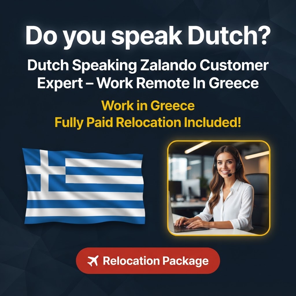 Dutch Speaking Zalando Customer Expert – Work Remote In Greece job in Greece - Mercier Consultancy