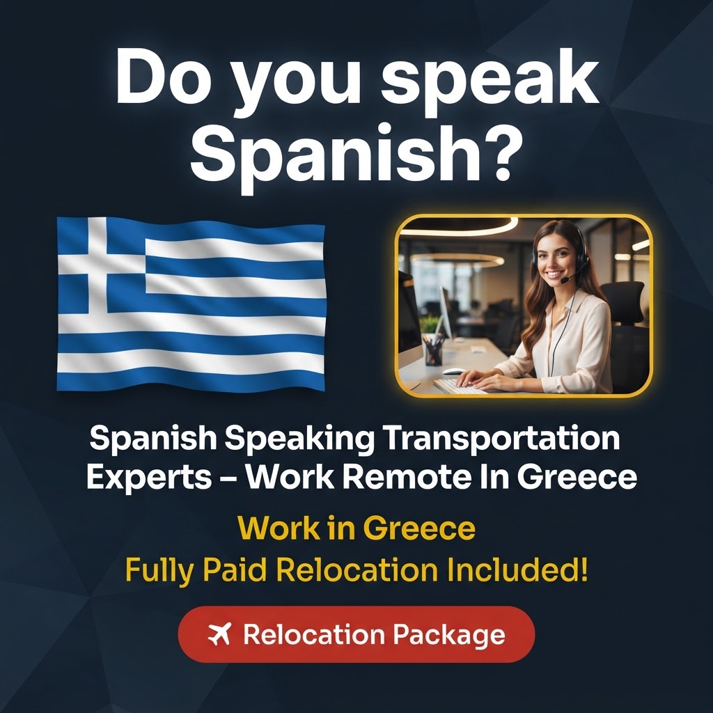 Spanish Speaking Transportation Customer Experts – Work Remote In Greece job in Greece - Mercier Consultancy
