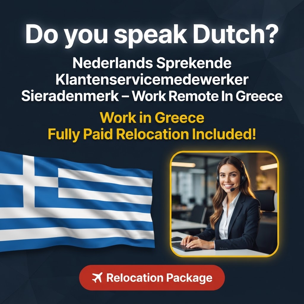 Nederlands Sprekende Klantenservicemedewerker Sieradenmerk – Work Remote In Greece job in Greece - Mercier Consultancy