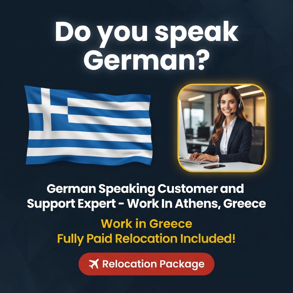 German Speaking Customer and Technical Support Expert – Work In Athens, Greece job in Greece - Mercier Consultancy