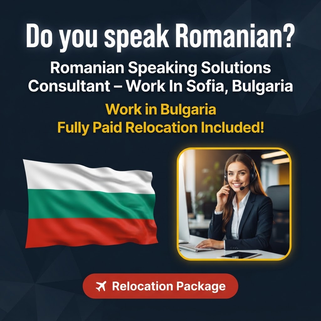 Romanian Speaking Solutions Consultant – Work In Sofia, Bulgaria job in Bulgaria - Mercier Consultancy