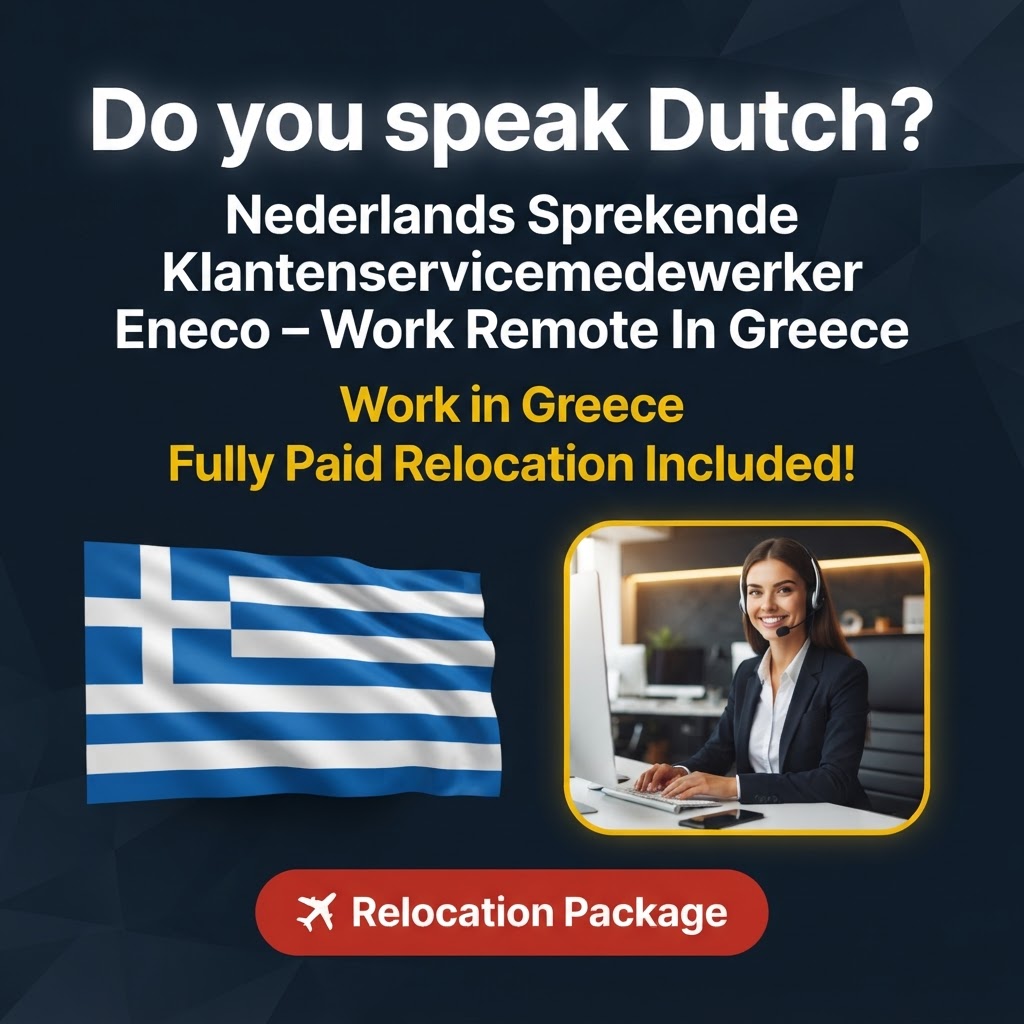 Nederlands Sprekende Klantenservicemedewerker Eneco – Work Remote In Greece job in Greece - Mercier Consultancy